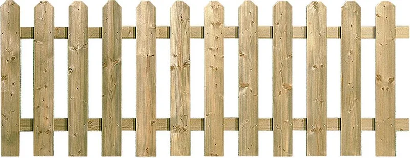 Jabo 114 Original Staket 200x77 cm, tryckimpregnerad gran, Utemiljö