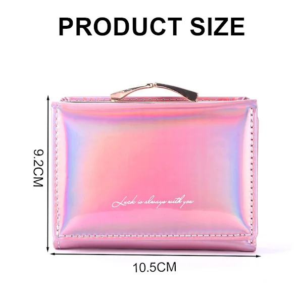 Women's Leather Wallet Small Compact Credit Card Holder Handbag, Fashion Travel Wallet, Card, ID Card Holder Wallet