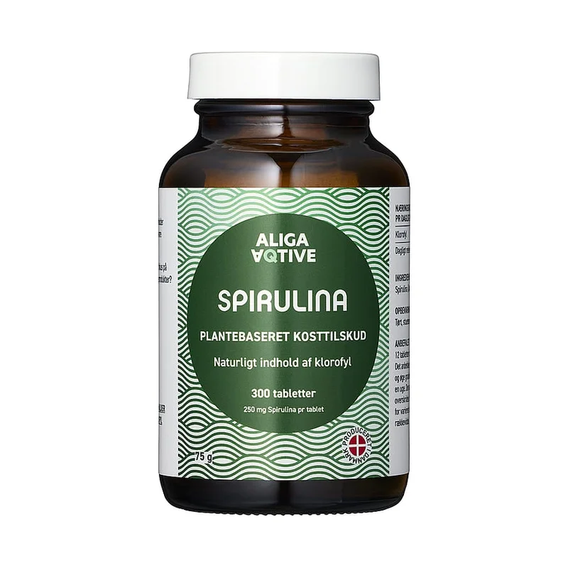 3 for 2 - Aliga Aqtive Spirulina 250 mg 300 tabl., Helse & Madvarer, Ingredienser, Spirulina