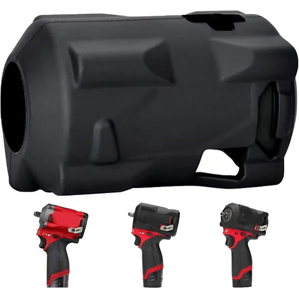 49-16-2554 M12 Fuel Stubby Mutterdragare Skyddskåpa, Mutterdragare Skydd Passar för Milwaukee M12 Mutterdragare 3/8 tum och 1/2 tum