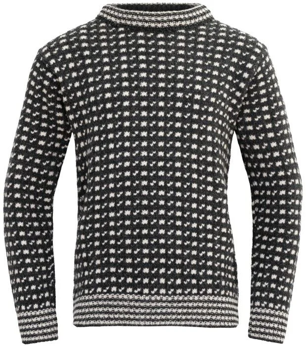 Devold Original Islender Wool Sweater Anthracite/Off White