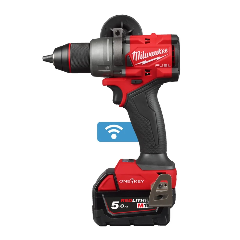 Milwaukee M18 ONEDD3-502X Borrmaskin med batteri och laddare, Maskiner