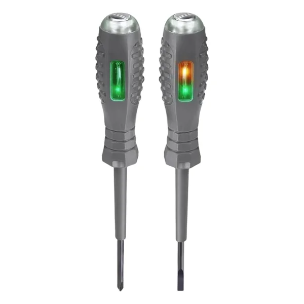 2-i-1 Spenningstester Skrutrekker, Høyt Dreiemoment Sterk Magnetisk Skrutrekker, Elektrisitetsdetektor, Belyst Magnetisk Skrutrekker