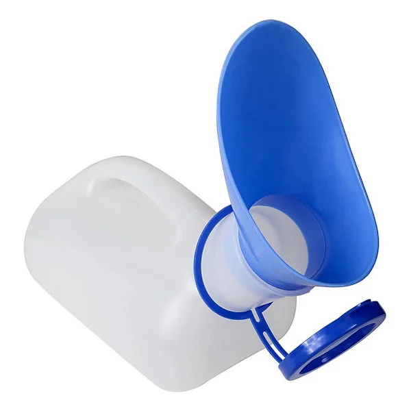 1000ml unisex urinal urinflaskor Toliet kissflaska Hållbar bärbar urinal toalettflaska