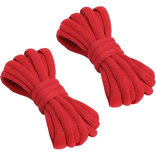 Ovale snørebånd, 100 cm ovale snørebånd til løbesko, basketballsko og sneakers - 1 par