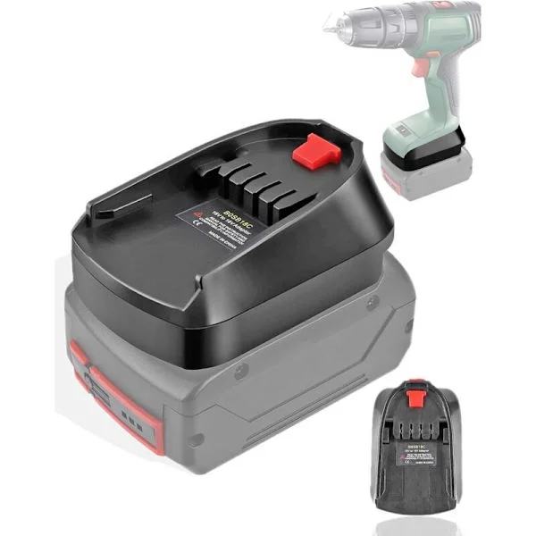 BOSB18C akkusovitin Bosch Professional 18V -järjestelmän akulle GBA 18V akku BAT609 BAT610 BAT618 BAT619 toimii Bosch 18V PBA -järjestelmän 