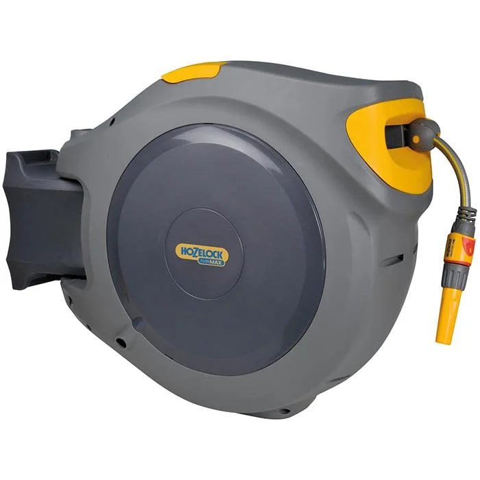 Hozelock 2597 Flowmax Auto Reel Slangetrommel med 28 m slange, Vanning