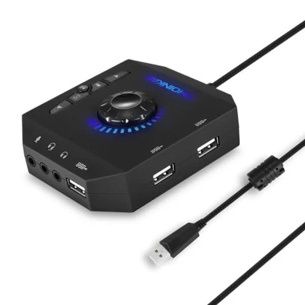 Extern ljudkort, externt USB-ljudkort för stationär dator