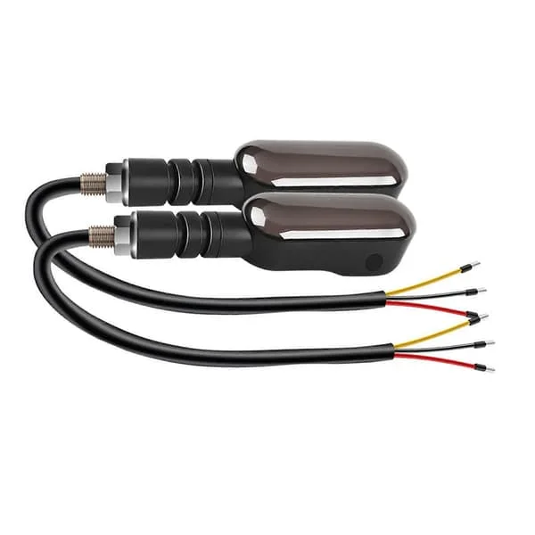 27 belysningslägen LED motorcykel blinkers projektor blinkers universell ersättning blinkers indikatorer ljuslampa flerfärgad