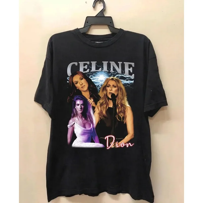 AliExpress - Celine Dion My Heart Will Go On T-shirt vintage, Celine Dion T-shirt rétro unisexe, Celine Dion T-shirt années 90, Streetwear