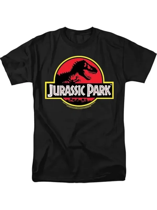 AliExpress - Jurassic Park classique film Logo nouveau T-shirt homme motif homme T-shirt homme