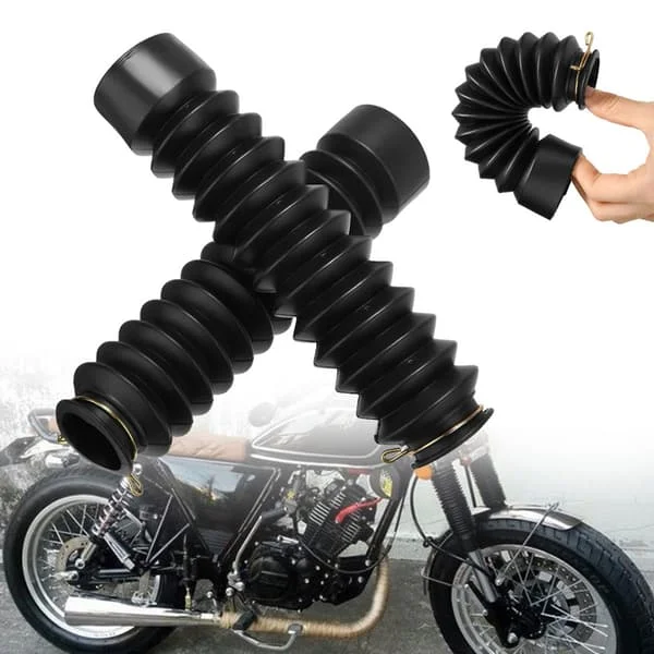 2 st 42 mm motorcykelgummi framgaffelskydd damasker stötdämpare damasker skydd