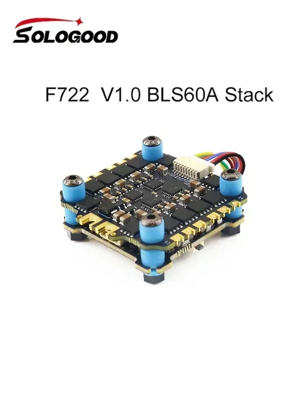 AliExpress - SoloGood F722 Stack ICM42688P F722 Flugcontroller BLHELI_S 60A 4in1 ESC 30,5X30,5mm 2-6S für FPV Freestyle Drohnen-Teile