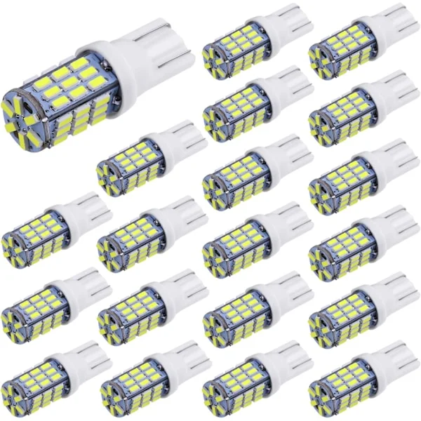 20 stk Super Bright RV Trailer T10 921 194 42-SMD 12V Bil Ryggelys R