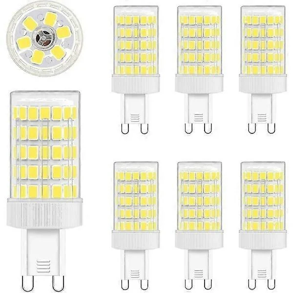 G9 LED-pære Kaldhvit, 10W G9-pære 6000K-pære, 6-pakning