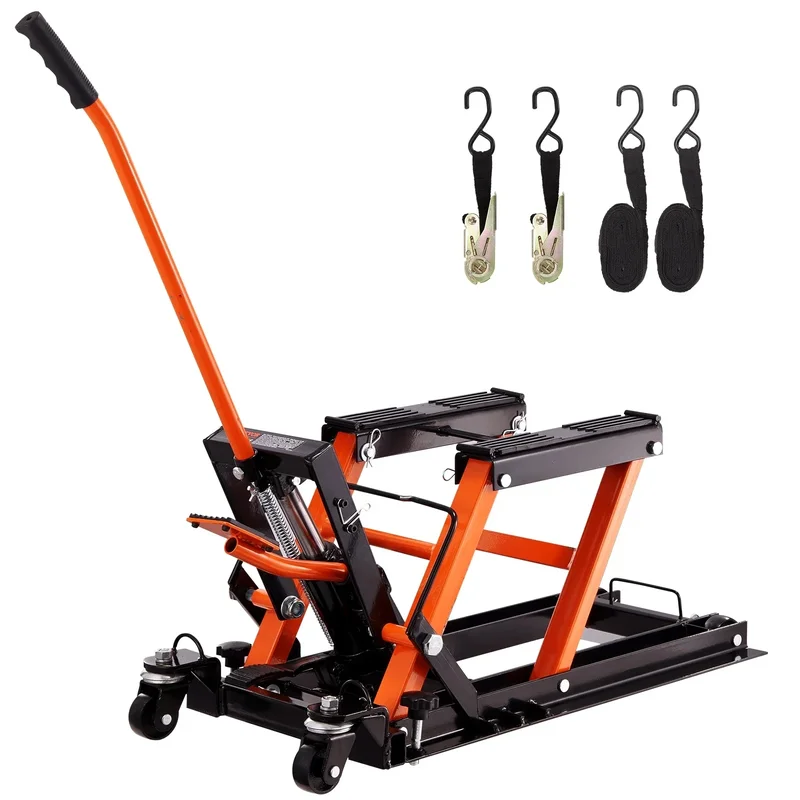 AliExpress - SucceBuy 1500 LBS support de cric hydraulique en acier pour moto ATV cric de levage à ciseaux support de cric de levage à ciseaux avec 4 