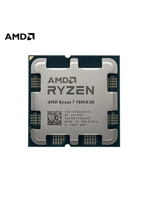 AliExpress - AMD Ryzen processor 7 7800X3D 8 cores 16 threads R7 7800X3D CPU 4,2 GHz 5 nm 96 Mo 120 zenw DDR5 MHz MHz voeding am5cpu game zonder 