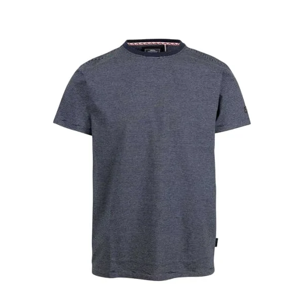 Trespass Herr Randig Garnfärgad Regular T-shirt S Marinblå