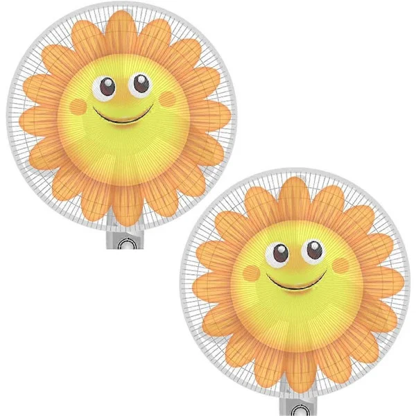 Säkerhetsfläktskydd Barn Babys Fingerskydd, 2-pack 40-46 cm Tvättbart Nätöverdrag med Justerbart Säkerhetsspänne Lämpligt för Stående Fläkt Golvfläkt