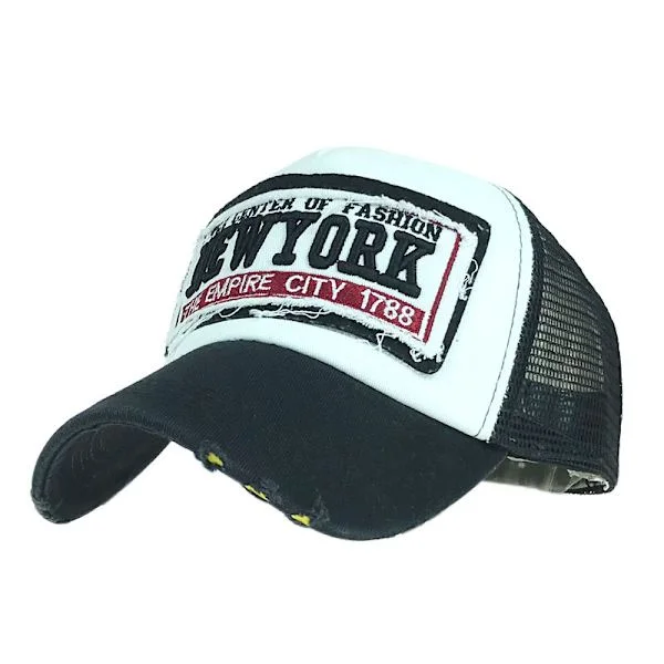 New York mesh caps baseball caps brodert and tungen caps(w
