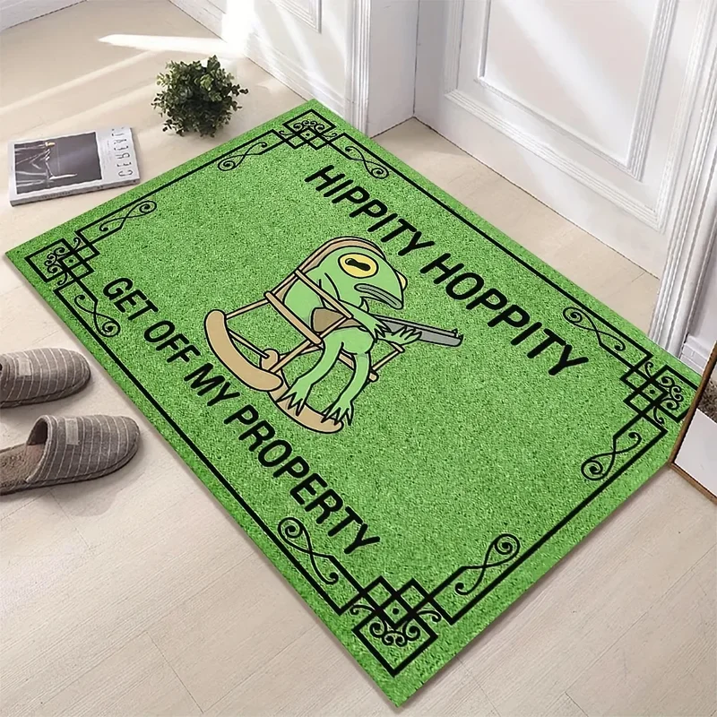 AliExpress - VIKAMA Freizeit-Frosch-Teppich, grüne Fußmatte, Willkommensmatte, Outdoor-Teppich, leichter Wohnzimmer-Teppich, Teppich für Schlafzimmer,