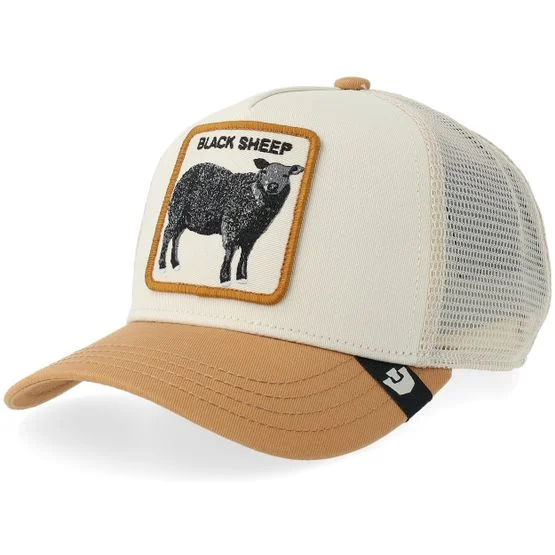 Goorin - Beige trucker Keps - Kids Black Sheep Mini Chalk/Heat A-Frame Trucker @ Hatstore