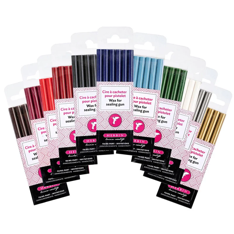 Wax for sealing gun Pack of 6 Red
