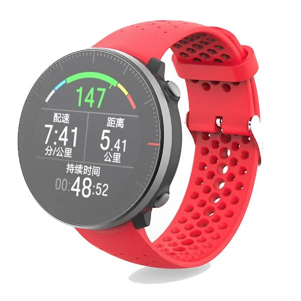 Justerbart armband i sportsilikon för Polar Vantage M [db]