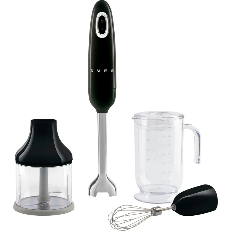 Smeg Stavmixer med tillbehör, svart | Köksmaskiner > Stavmixer | Bagaren och Kocken