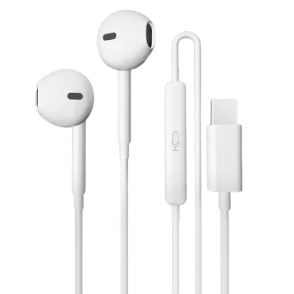 Hot tilbud til lav pris! USB-C Type C Hovedtelefoner med Ledning til Phone 15/15Plus/15Pro Hovedtelefoner In-Ear Hovedtelefoner til Androids Headset 