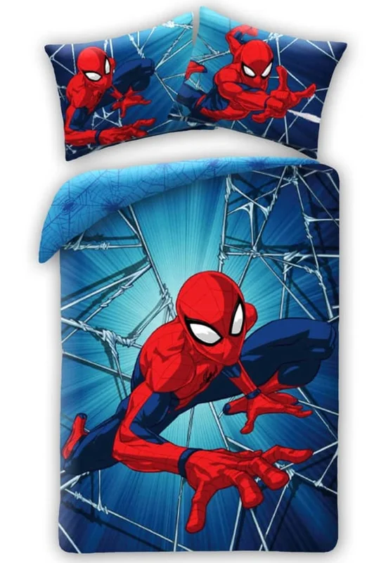 Spider-Man Dynamisk Juniorsengetøj 100x135 cm, 40x60 cm - Perfekt til Superhelteelskere!