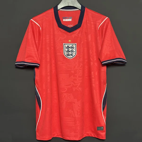 2026 FIFA World Cup England Hjemme Borte Drakt Fotball T-skjorte S-2XL Borte-FQ- Borte