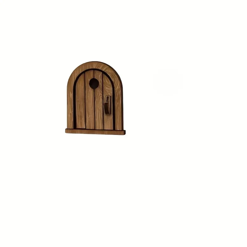 AliExpress - Handgemaakte houten muizengat-deurdecoratie - Retro - Stijlvolle houten wanddecoratie, eenvoudig te installeren binnen/buiten decoratie 