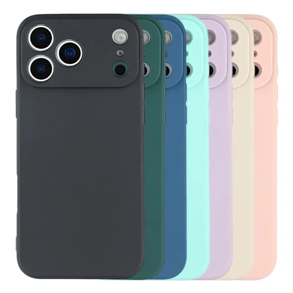 SKALO iPhone 17 Pro Max Ultratunt TPU-fodral - Fler färger Rosa