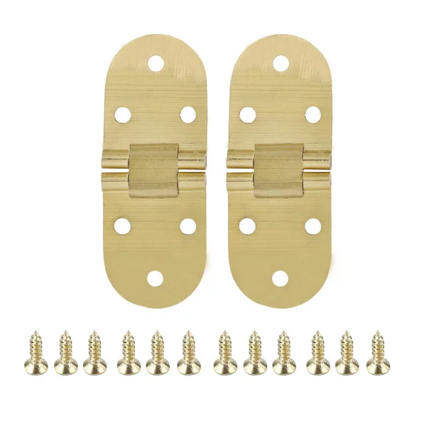 80*30mm Copper Metal Round Edge Sewing Machine Folding Table Furniture Folding Tray Hinge