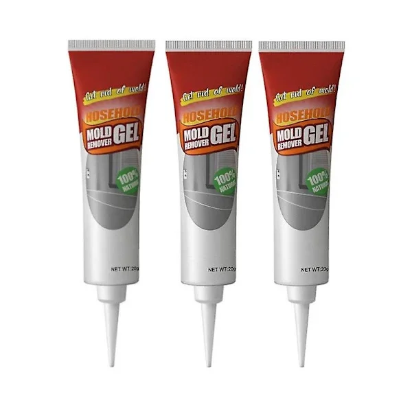 3-pak Skimmel Fjernelse Gel Skimmel Magi Fjerner Hjem Væg Flise Glas Lim Rengøring 20g