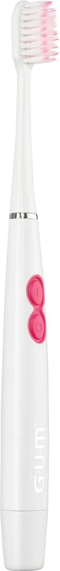 GUM Sonic Sensitive Tandbørste Hvid Ultra Soft, Medicin & Pleje, Tandbørster, El-tandbørster