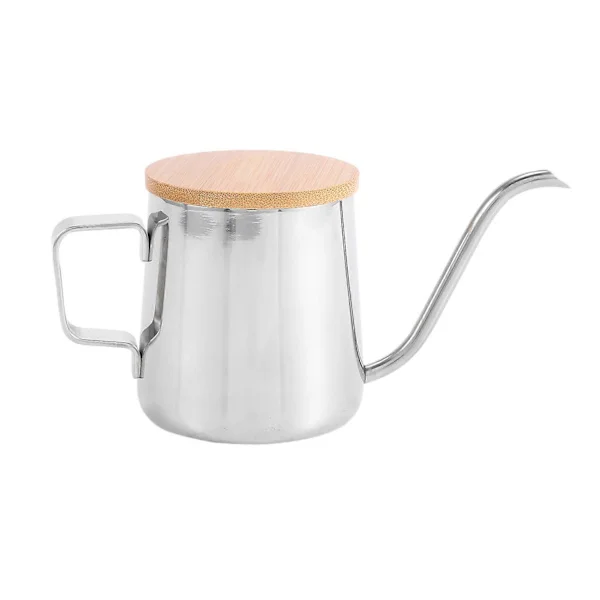 250 ml Stainless Steel Teapot, Drip Coffee Pot, Long Narrow Spout, Coffee Pot, Gooseneck Kettle, Hand Drip Kettle, Pour Over Coffee and Teapot with 