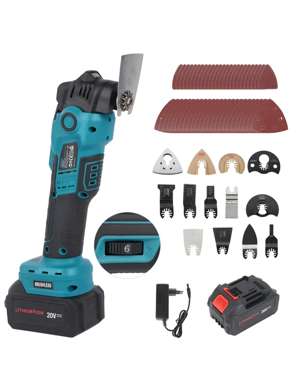 AliExpress - Draadloze Oscillerende Multi Tool 6 Versnellingen Elektrische Zaag Trimmer Opgeschort Anti-vibratiesysteem Snijgereedschap Voor Makita 