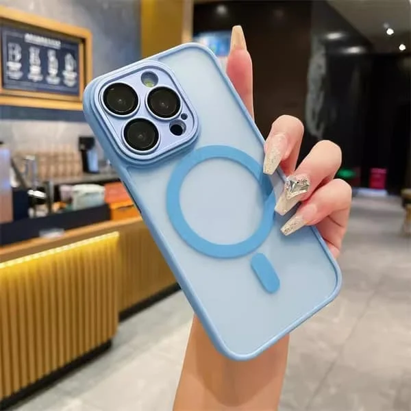Kompatibel med iPhone 17 16 15 14 13 12 11 PRO Max Skal MagSafe TPU