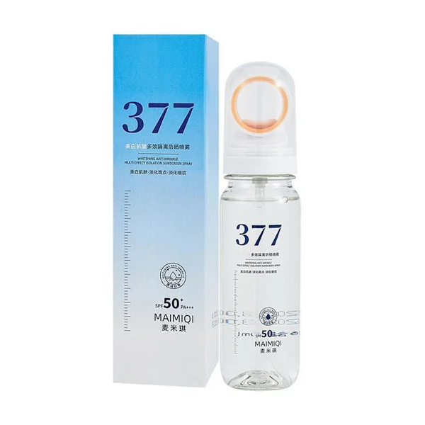 Solkrem Mist Spray SPF50+ PA++++ 90ml Bærbar UV-beskyttende Solkrem Spray