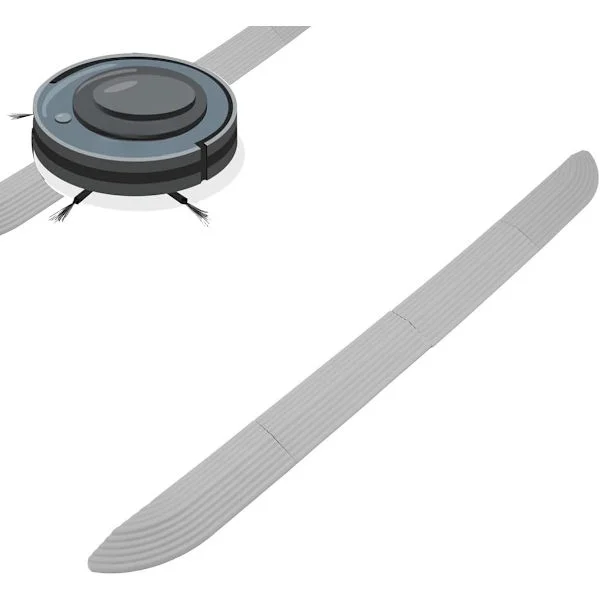 Tröskelramp - 68 × 5 cm - Tröskelramp för robotdammsugare - Gummiramp - Tröskelramp - Ramp - Tröskelplatta - Justerbar - Ramp