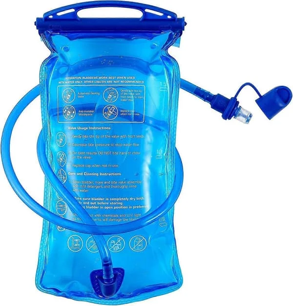 Hydration Bladder, 3L 2L 1.5L Water Bladder BPA Free, 3 Liter Large Opening Water Reservoir, Leak Proof 2l