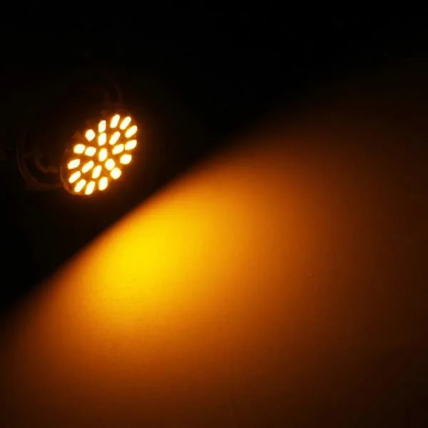 【BQ】1156 BA15S - 10 STK DC 24V 1206 22 SMD LED-pære P21W P21/5W S25 Automatisk blinklys - Hvit 1156 BA15S