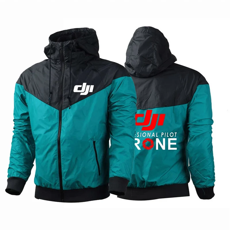 AliExpress - Dji pilote professionnel Drone 2025 nouveau coupe-vent cinq couleurs pour hommes printemps et automne Harajuku veste à glissière hauts