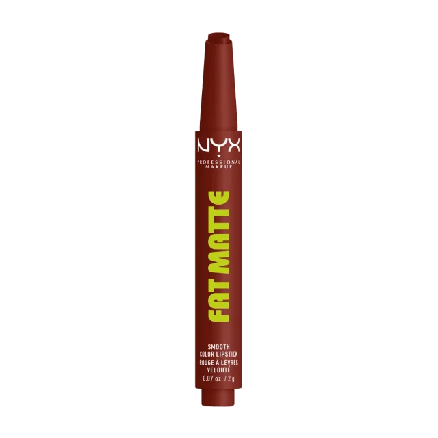 NYX Professional Makeup Fat Matte Slick Click Lip balm Läppstift Unisex Brun 2 GR