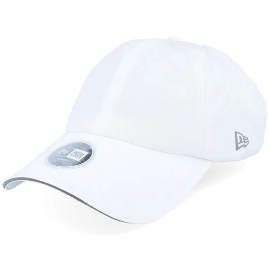 New Era - White adjustable Caps - Womens Open Ponytail Back White Dad Cap @ Hatstore