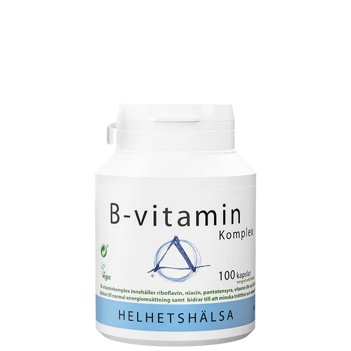 Helhetshälsa B-vitamin Komplex 100 kapslar