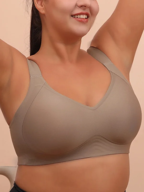 AliExpress - Slaapbeha met grote borsten voor dames 6XL zonder stalen velgen verzameld zonder littekens plus size vest yoga oefening anti-doorzakkende