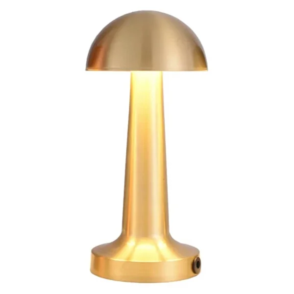 Retro Uppladdningsbar Bordslampa i Metall Dimmer Guld guld_TF guld guld